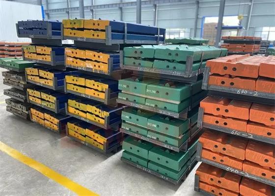 110luk Konkasör Tesisi Çelik Döküm Zırhları,