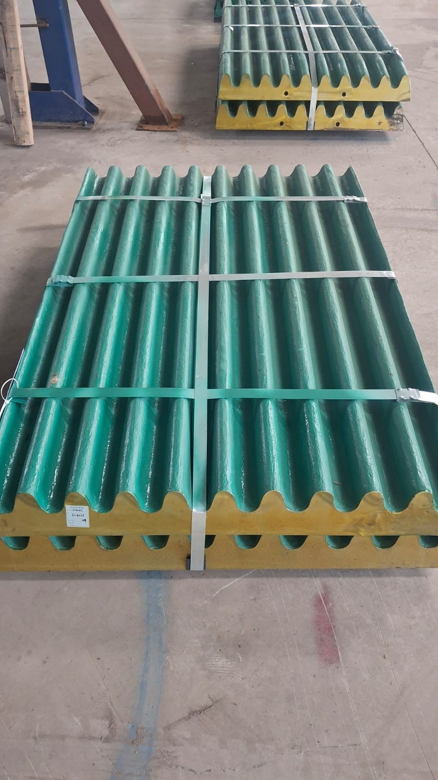 110’luk Çene Dökümleri Mn18Cr2 Sabit Oynak Çeneleri